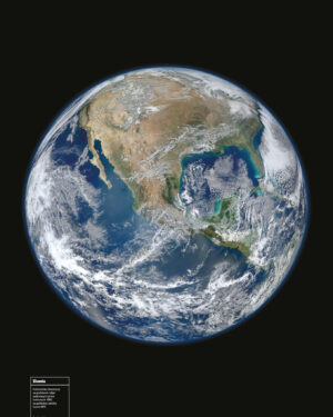 plakat Ziemia NASA