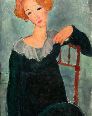 Obraz "Kobieta z rudymi włosami" Amedeo Modigliani