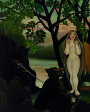 Plakat "Zła niespodzianka" Henri Rousseau