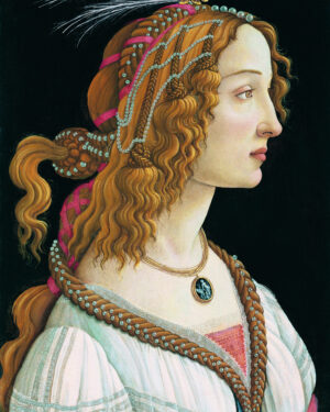 Plakat-Sandro-Botticelli-Portret-mlodej-kobiety