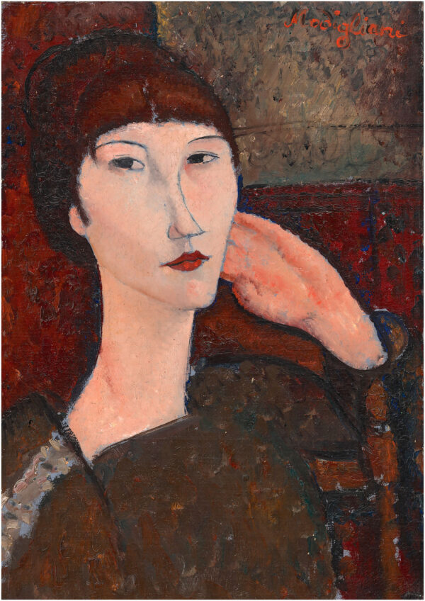 amedeo modigliani adrienne kobieta z grzywka