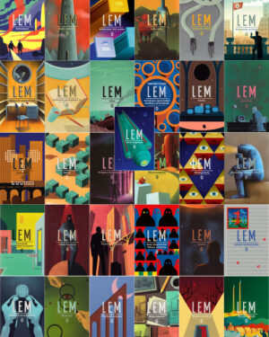 lem komplet 31 książek z okładkami przemka dębowskiego